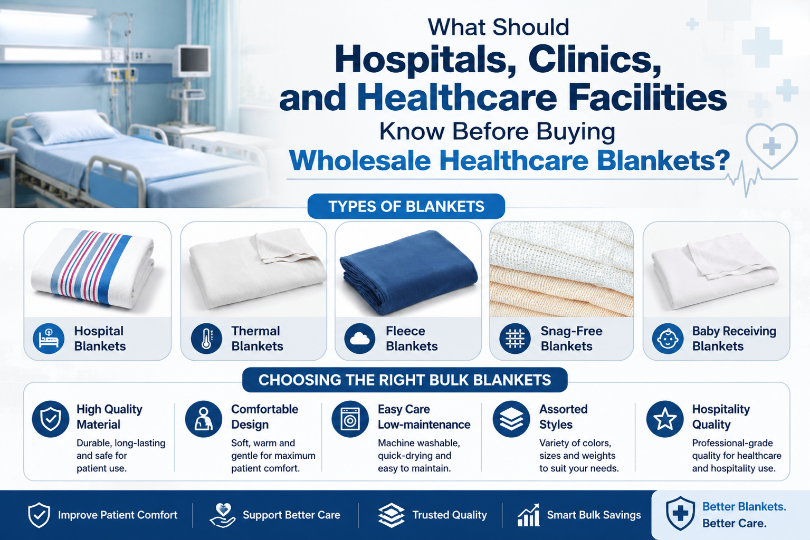 What Should Hospitals, Clinics, and Healthcare Facilities Know Before Buying Bulk Healthcare Blankets?